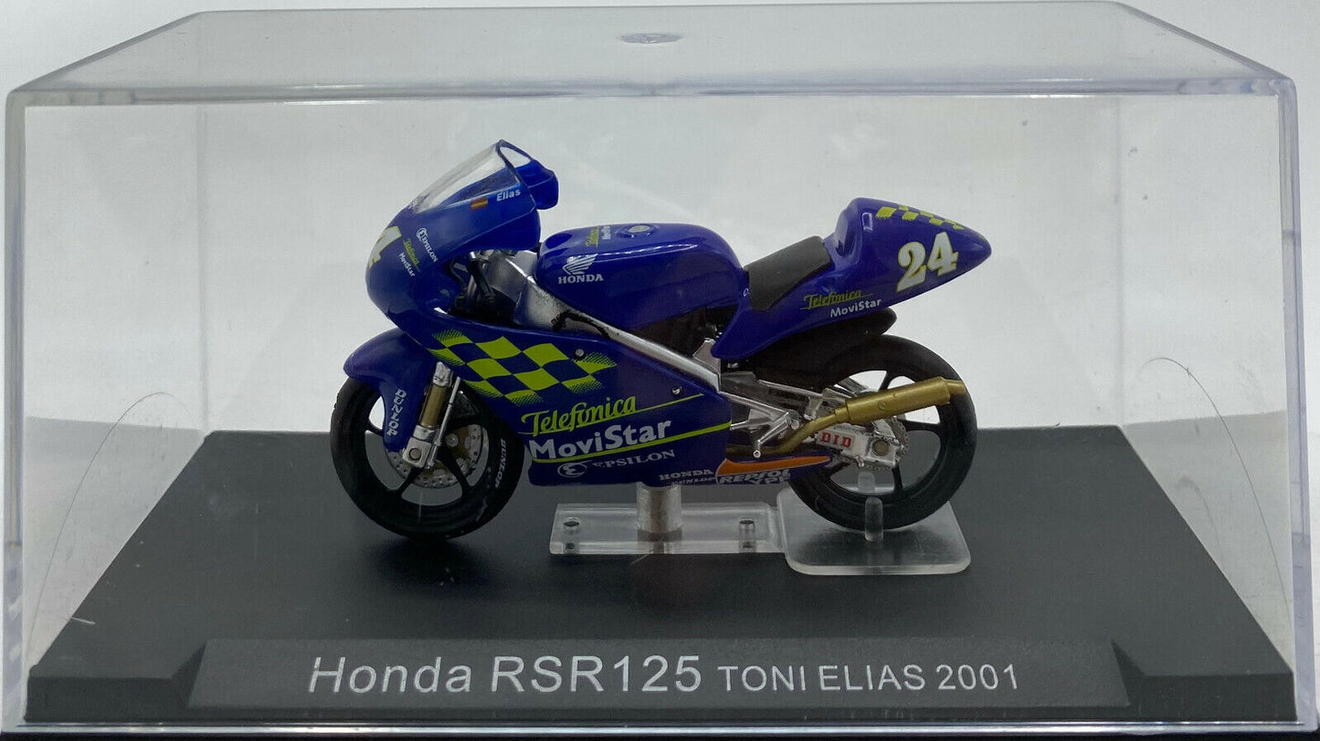 EBOND Modellino Honda RSR 125 Toni Elias 2001-1:24-0144