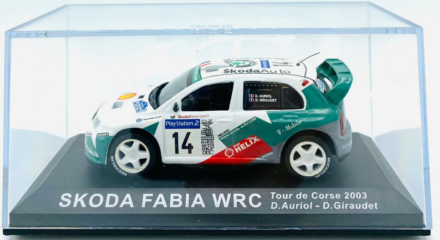 EBOND Skoda Fabia WRC D.Auriol D.Giraudet Tour De Corse 2003 - 1:43 - 0187
