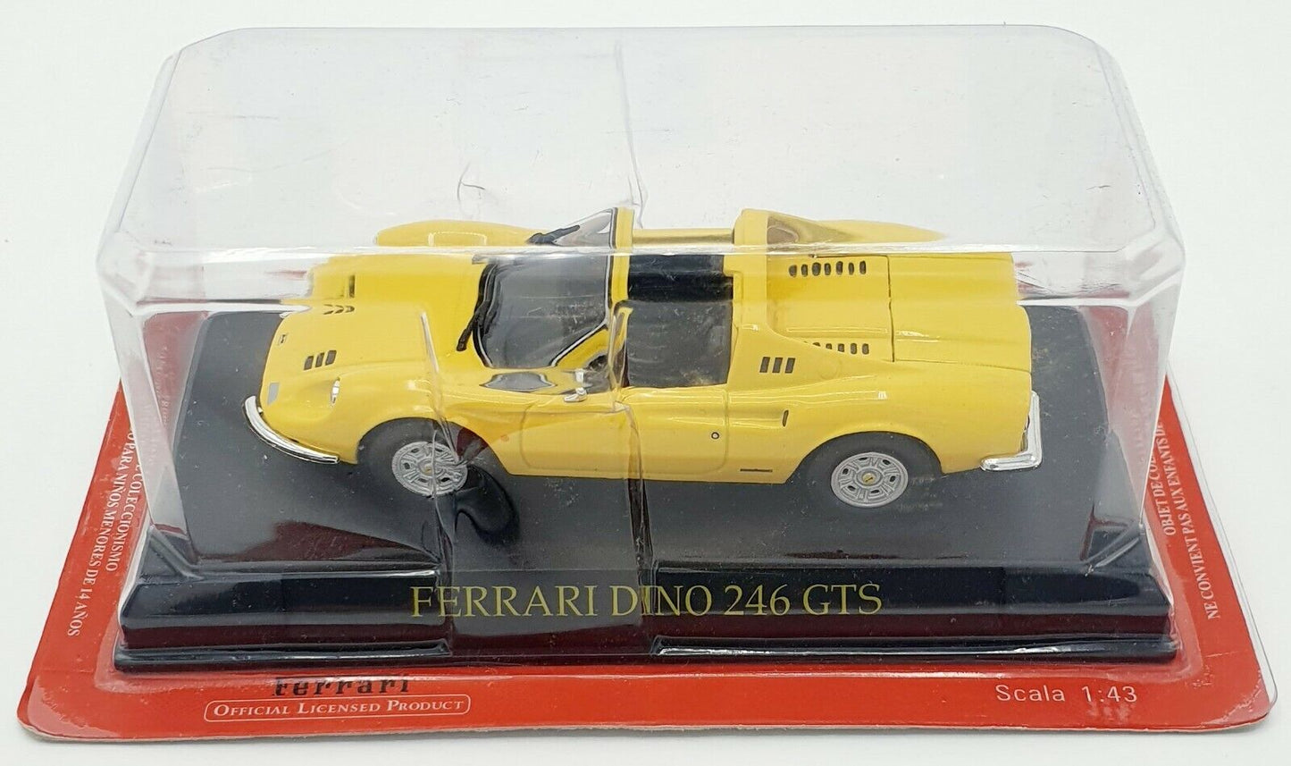 EBOND Modellino Ferrari Dino 246 GTS - Die cast - Scala 1:43 S021.