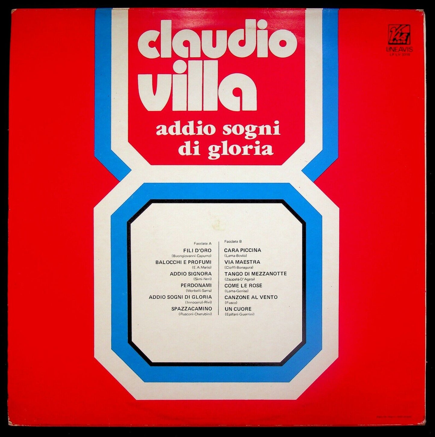 EBOND Claudio Villa Addio Sogni Di Gloria Vinile V062030