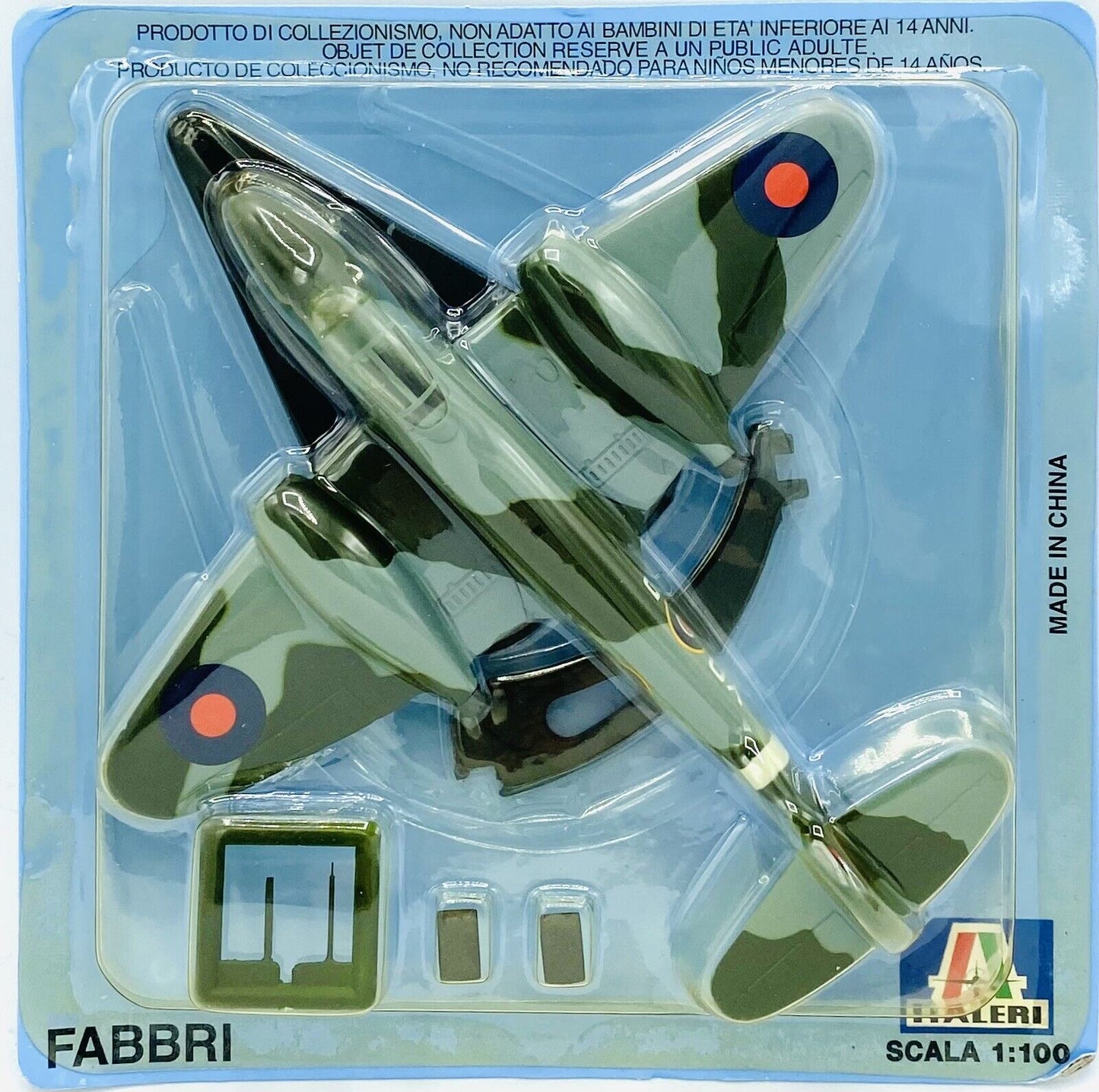 EBOND Aerei Militari Gloster Meteor F.3 - Fabbri - 1:100 - 0230