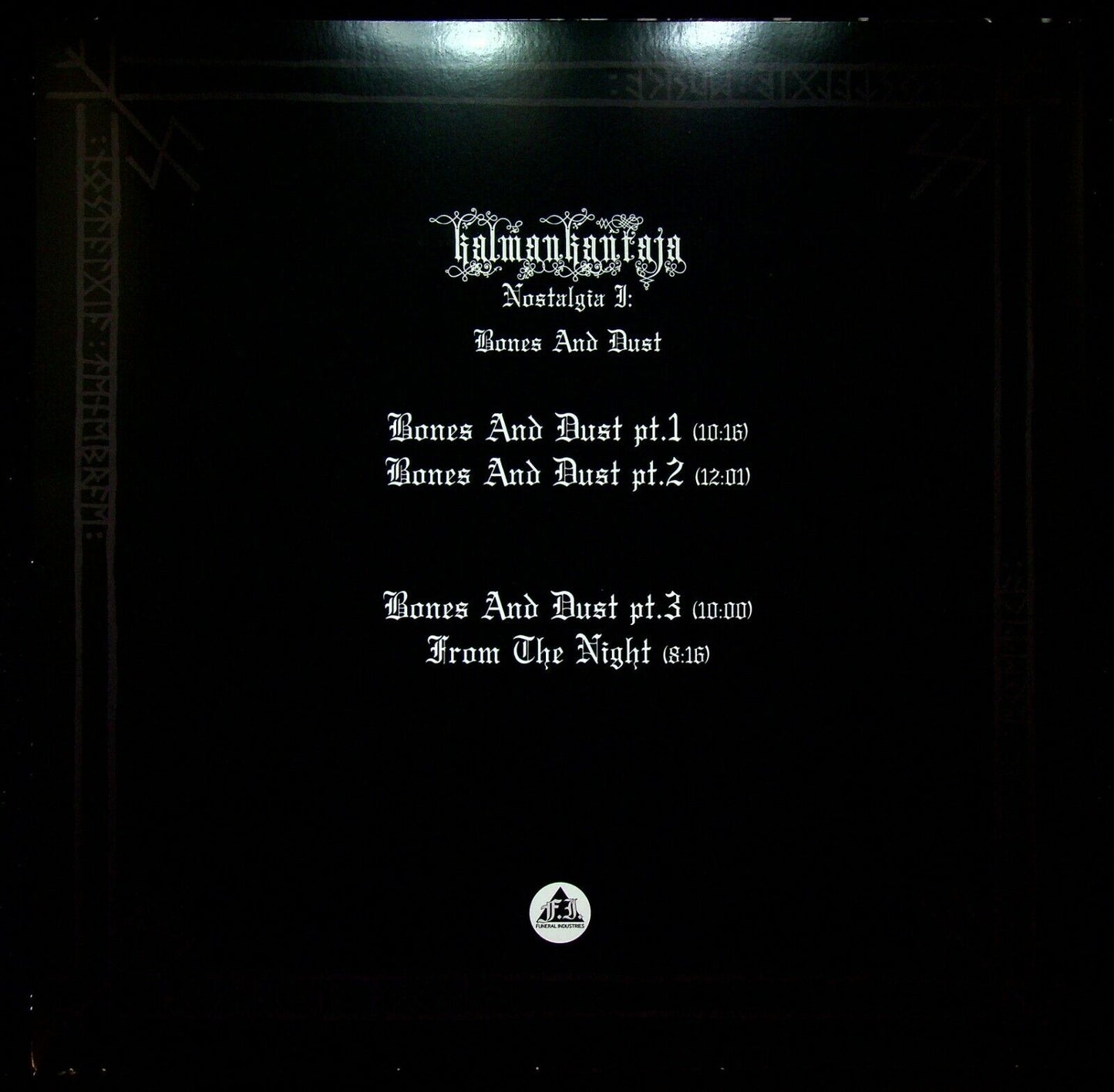 EBOND Kalmankantaja - Nostalgia I: Bones And Dust Vinile V058091
