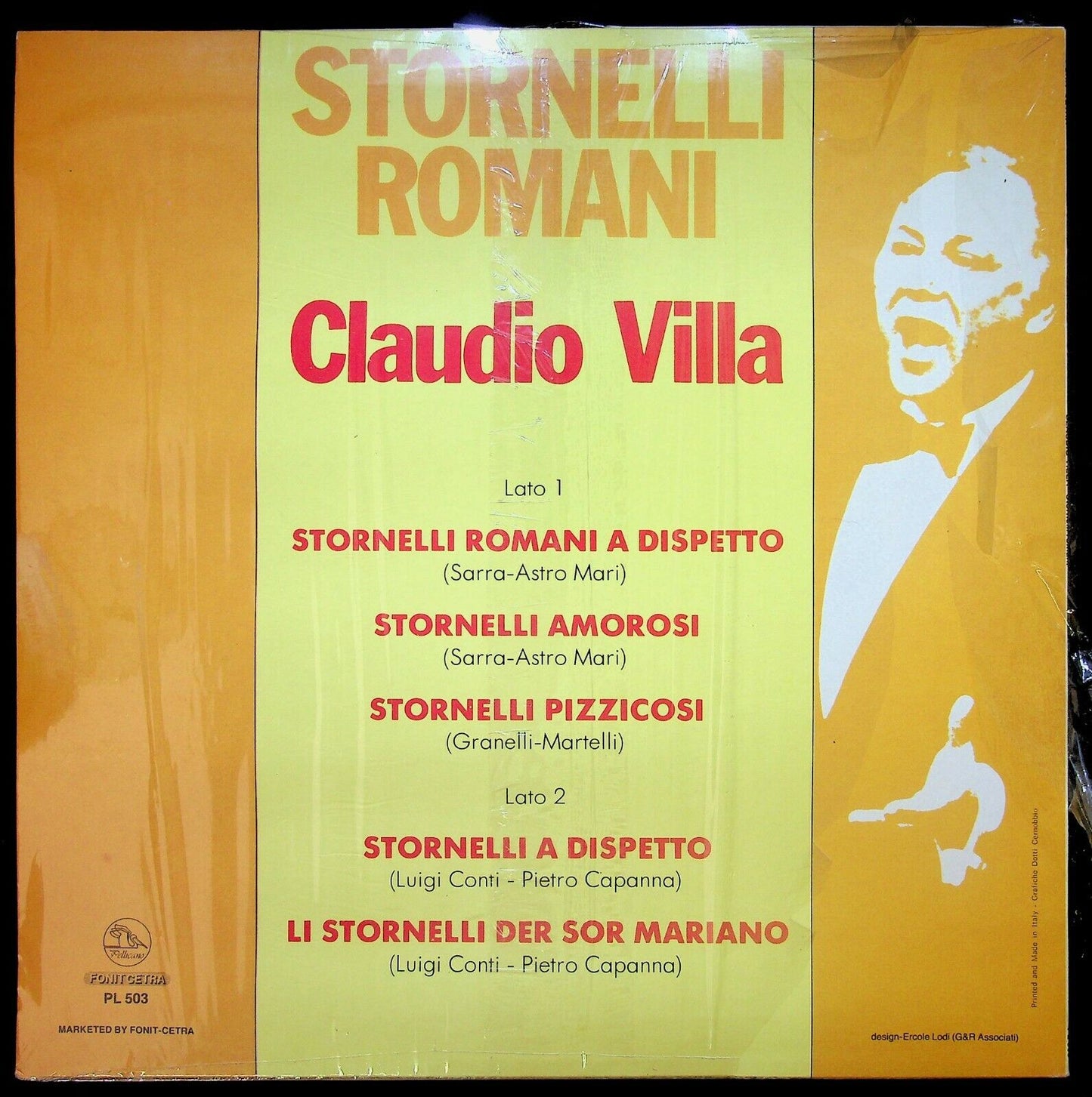 EBOND Claudio Villa Stornelli Romani Vinile V062046