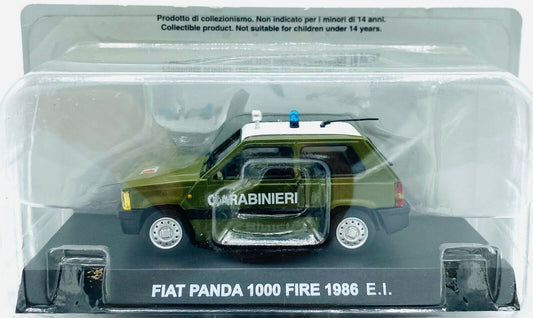 EBOND Modellino Fiat Panda 1000 Fire - 1986 - E.I. - Die Cast - 1:43 - 0181