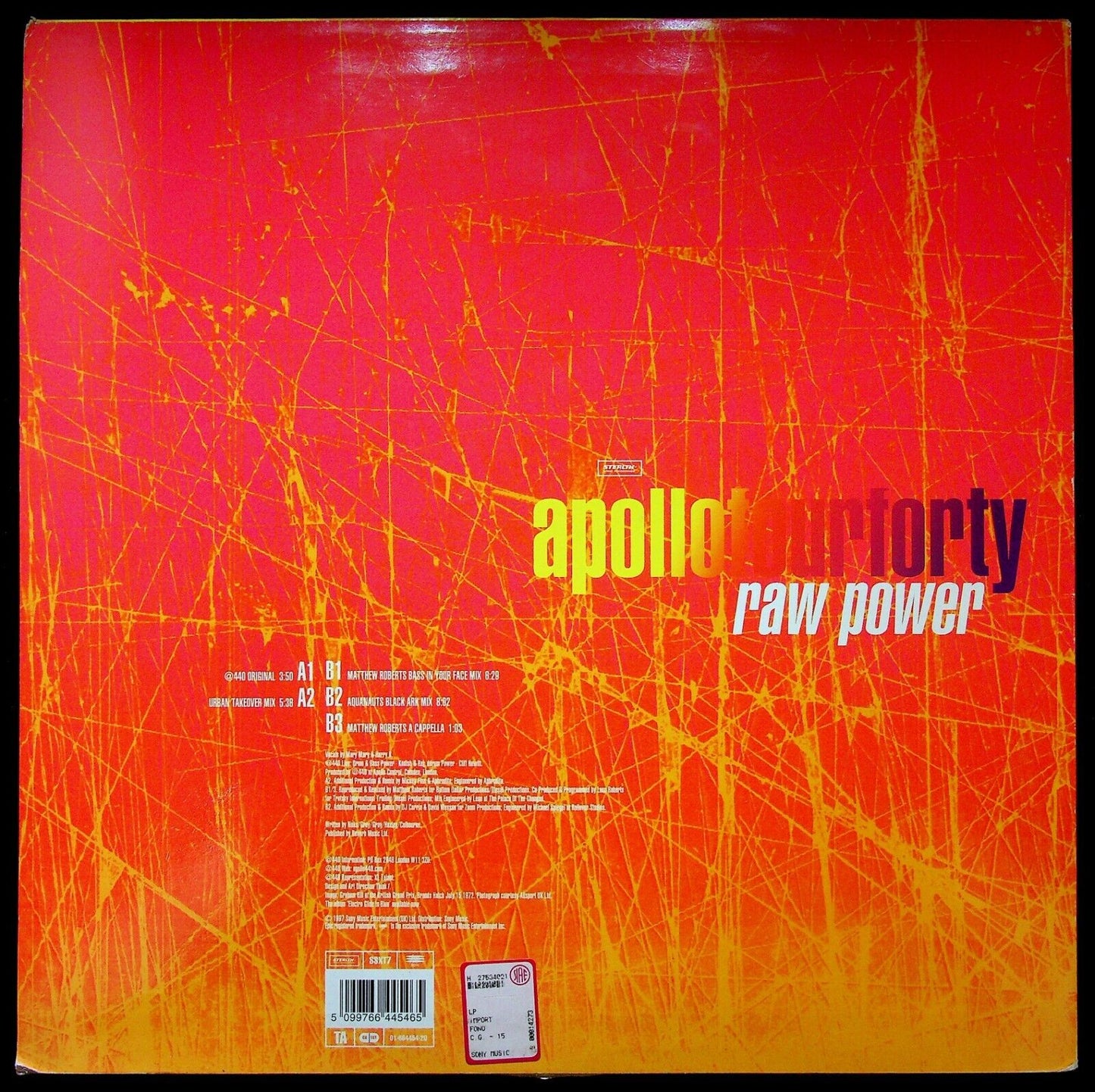 EBOND Apollo Four Forty - Raw Power Vinile V058023