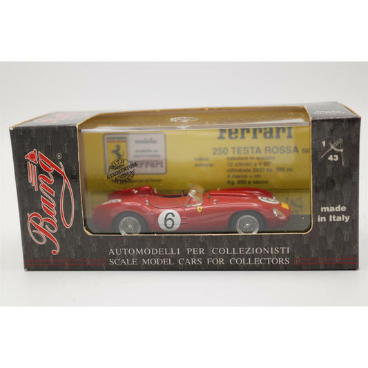 EBOND Modellino Auto Ferrari 250 Testarossa - Scala 1:43 - Die cast - Bang - S007