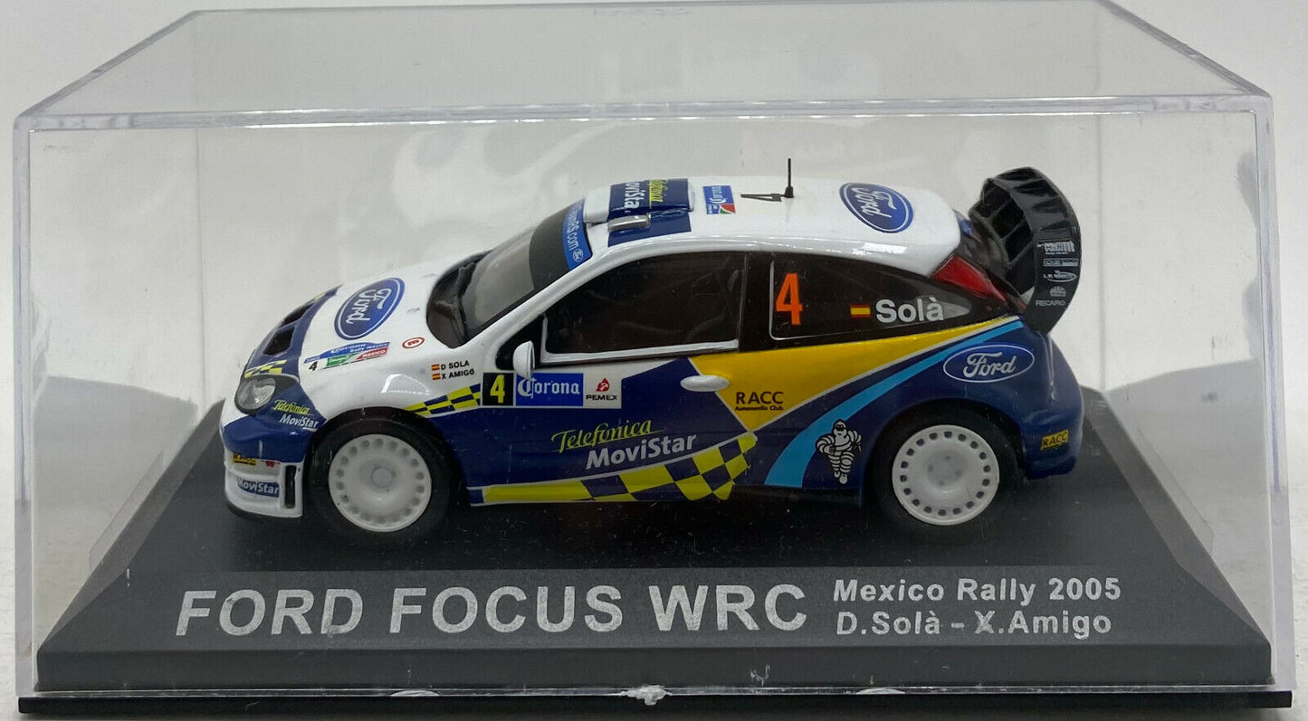 EBOND Ford Focus WRC Mexico Rally 2005 D.Sola X.Amigo - Die Cast - 1:43 - 0147
