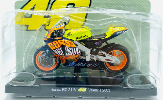 EBOND Moto V. Rossi Honda RC 211V - Valencia 2003 - Die Cast - 1:18 - 0170