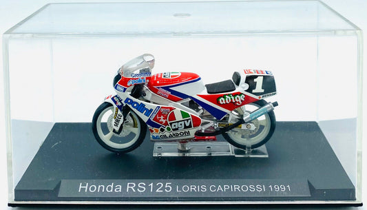 EBOND Modellino Honda RS 125 Loris Capirossi - 1991 - Die Cast - 1:24 - 0173