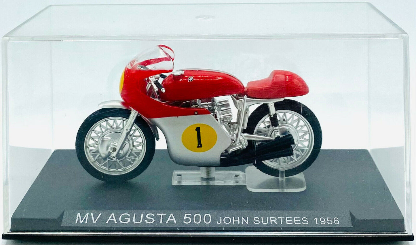 EBOND Modellino MV Augusta 500 John Surtees - 1956 - Die Cast - 1:24 - 0241