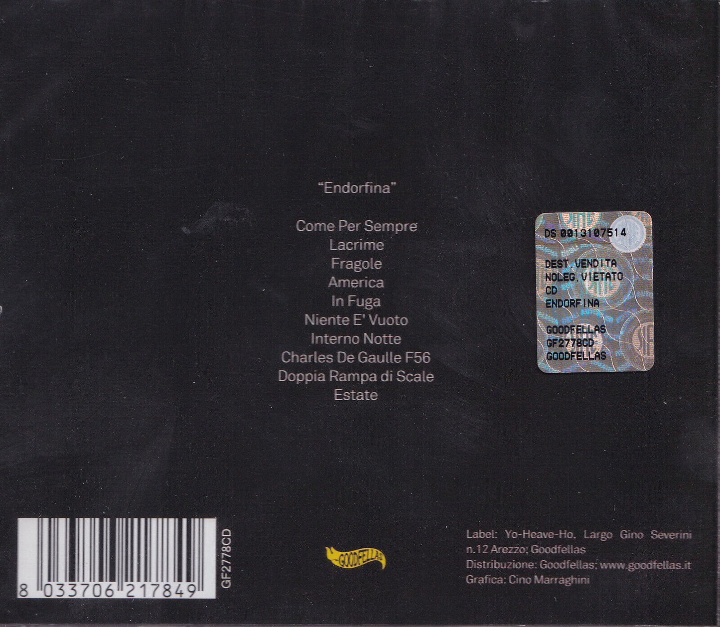 EBOND Roberto Sarno - Endorfina5004 CD CDS001082