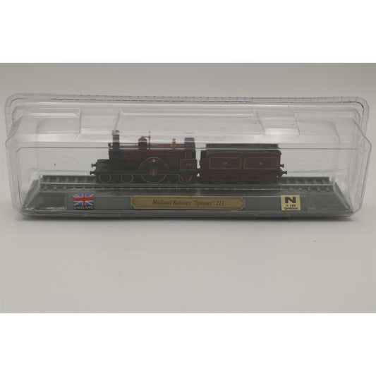 EBOND Modellino Statico Midland Railway 'Spinner' 211 UK Scala N 1:160 DelPrado - S003