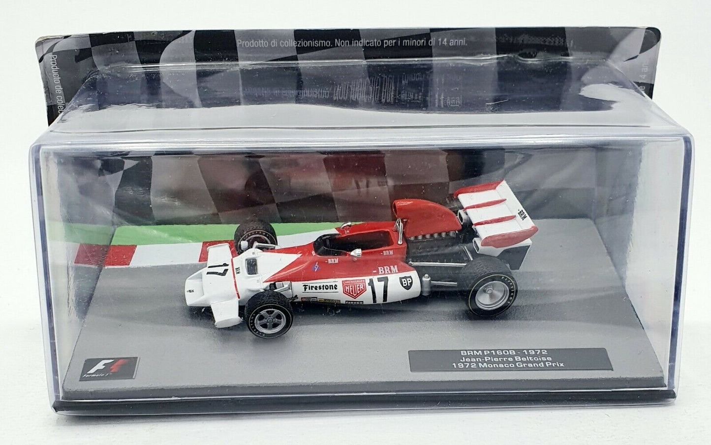 EBOND BRM P1608 - 1972 - Jean-Pierre Beltoise - Die cast - 1/43 0065