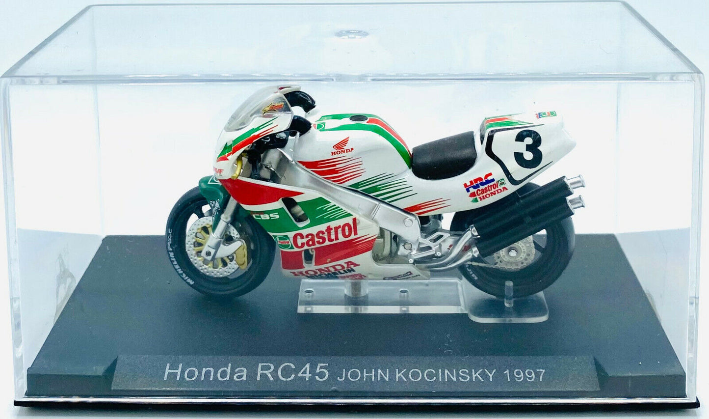 EBOND Modellino Honda RC45 John Kocinsky - 1997 - Die Cast - 1:24 - 0173