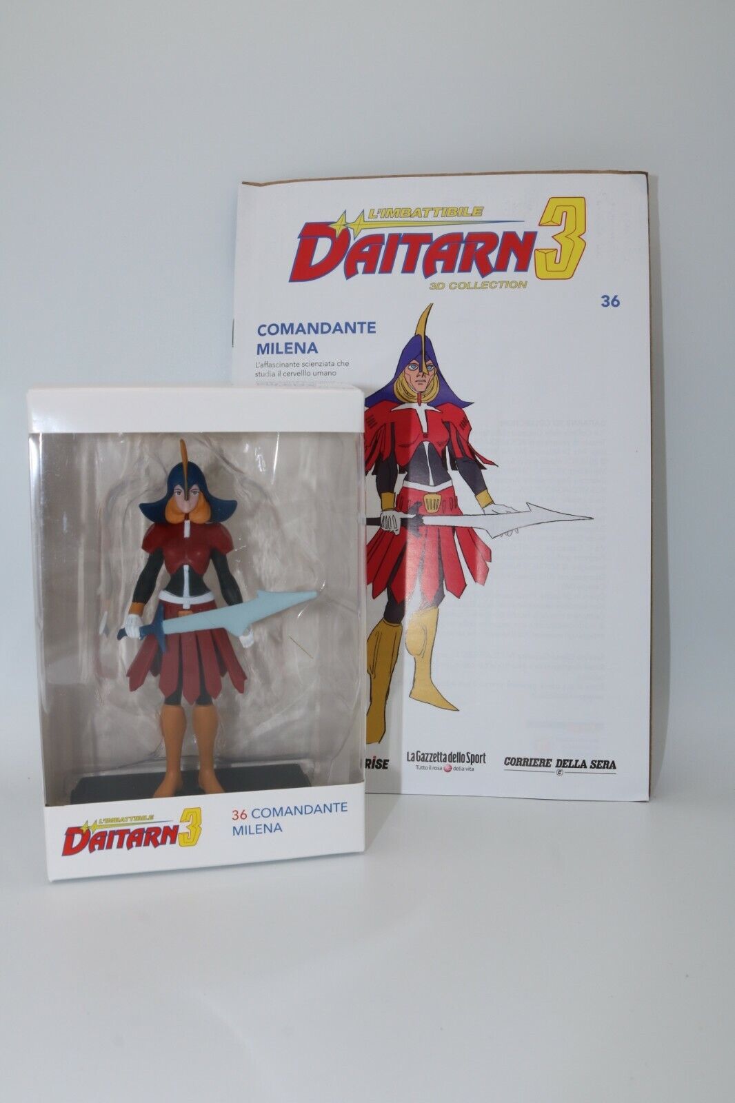 EBOND L'Imbattibile Daitarn 3 3D Collection 36 COMANDANTE MILENA FIGURE