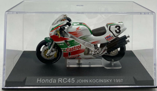 EBOND Modellino Honda RC45 - Jhon Kocinsky - 1997 - Die Cast - 1:24 - 0154