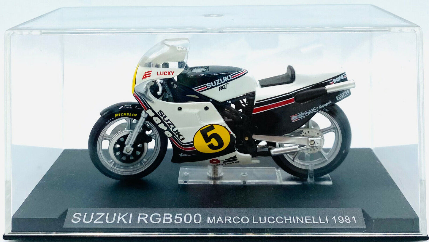 EBOND Modellino Suzuki RG500 Marco Lucchinelli - 1981 - Die Cast - 1:24 - 0173