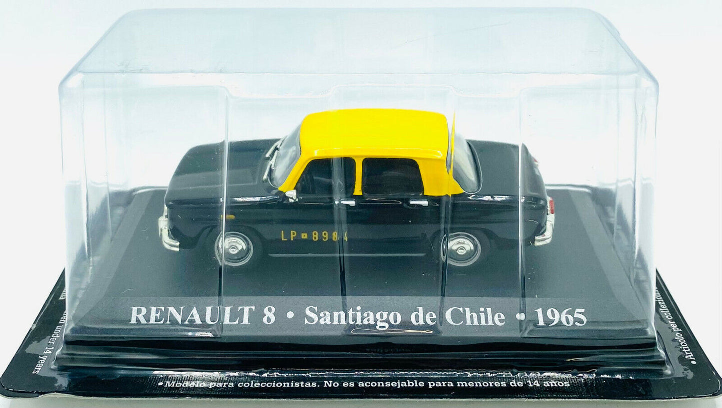 EBOND Modellino Taxi Renault 8 - Santiago De CHile - 1965 - DieCast 1:43 - 0237