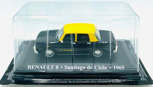 EBOND Modellino Taxi Renault 8 - Santiago De CHile - 1965 - DieCast 1:43 - 0237