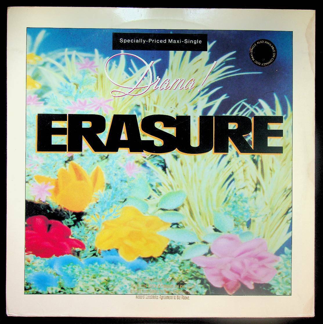 EBOND Erasure - Drama! - Sire - 0-21356 -- V056129 Vinile V056129