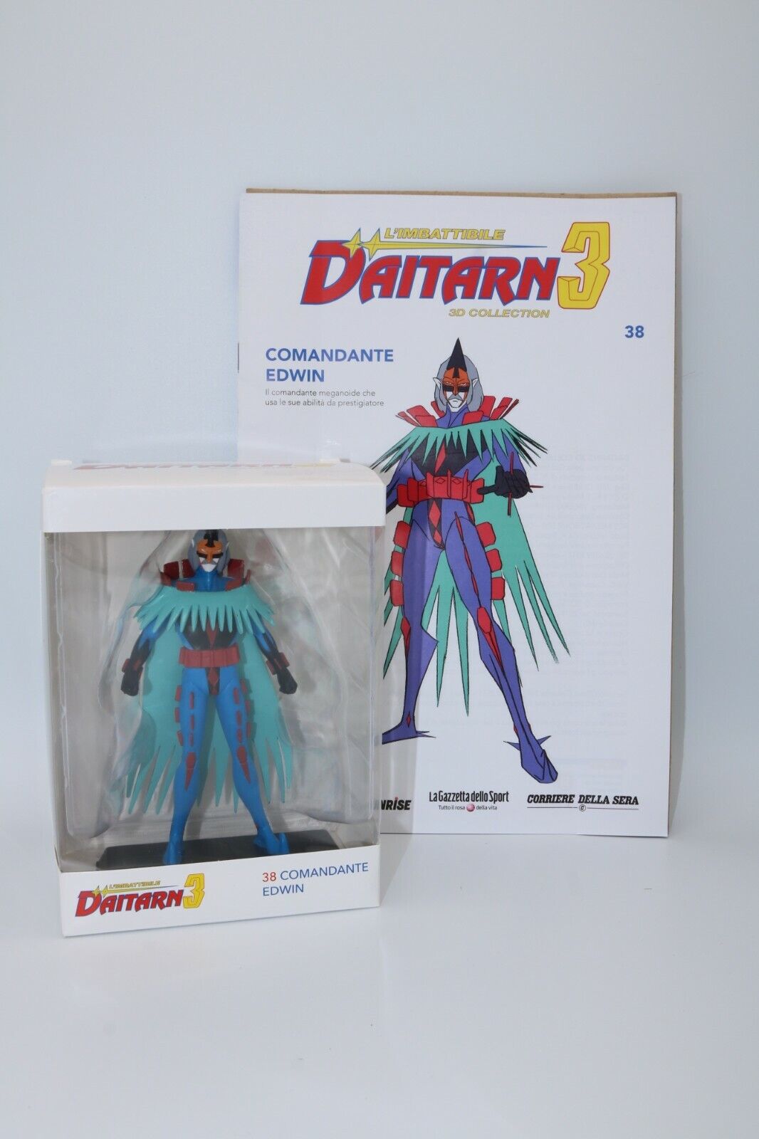 EBOND L'Imbattibile Daitarn 3 3D Collection 38 COMANDANTE EDWIN Figure