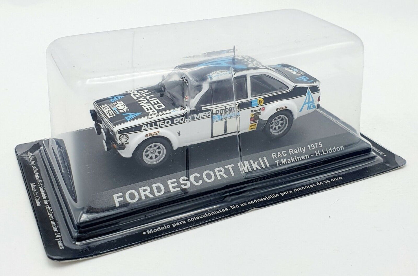 EBOND Ford Escort Mkll Rac Rally 1975 - TMakinen - HLiddon - Scala 1:43 0051