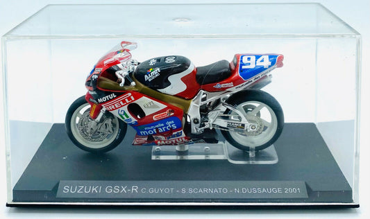EBOND Suzuki GSX-R C.Guyot S.Scarnato N. Dussauge 2001 - Die Cast - 1:24 - 0173