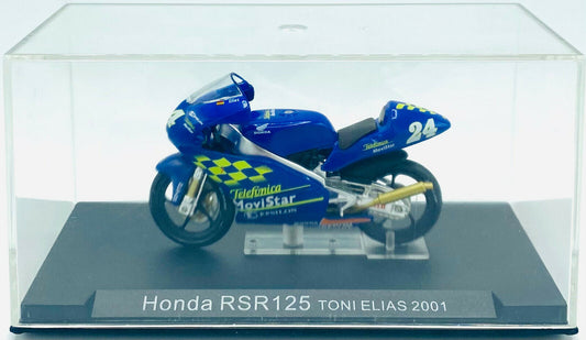 EBOND Modellino Honda RSR125 - Toni Elias 2001 - Die Cast - 1:24 - 0219