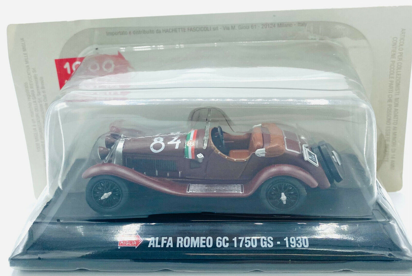 EBOND Alfa Romeo 6C 1750 GS 1930 - Mille Miglia - Hachette - 1:43 - 0225