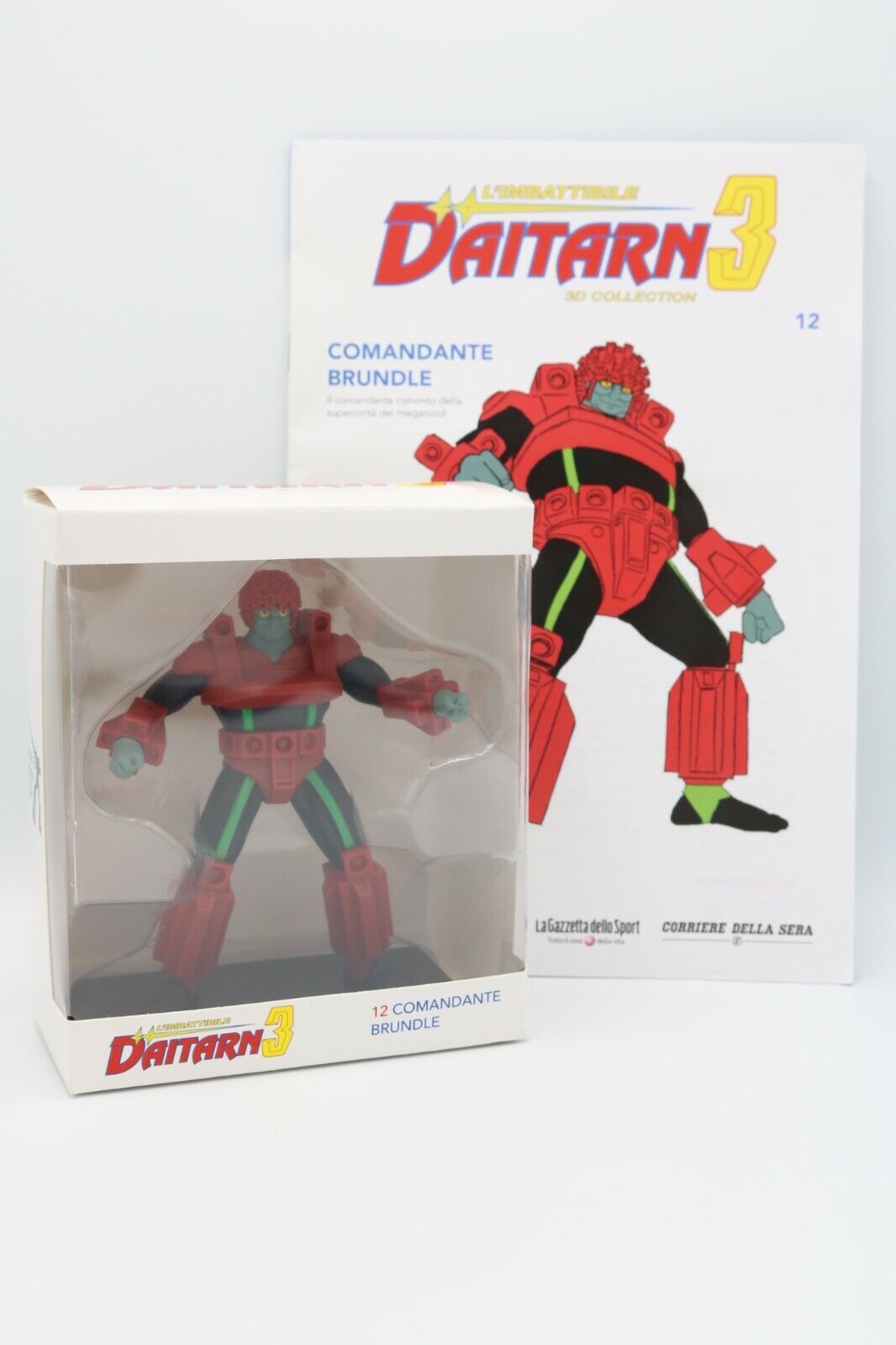 EBOND L'Imbattibile Daitarn 3 3D Collection 12 COMANDANTE BRUNDLE Figure
