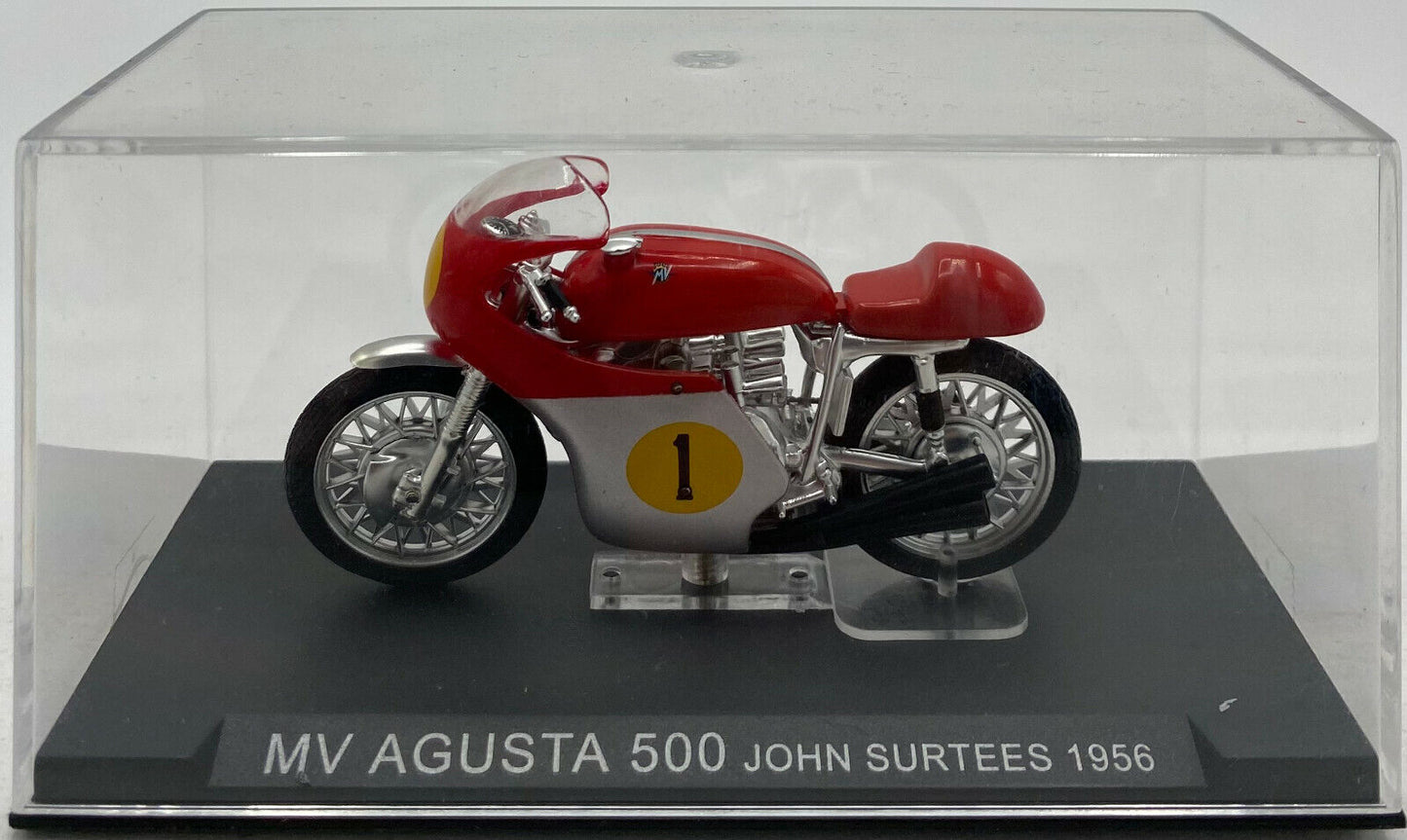 EBOND Modellino MV Augusta 500 Jhon Surtees - 1956 - Die Cast - 1:24 - 0154