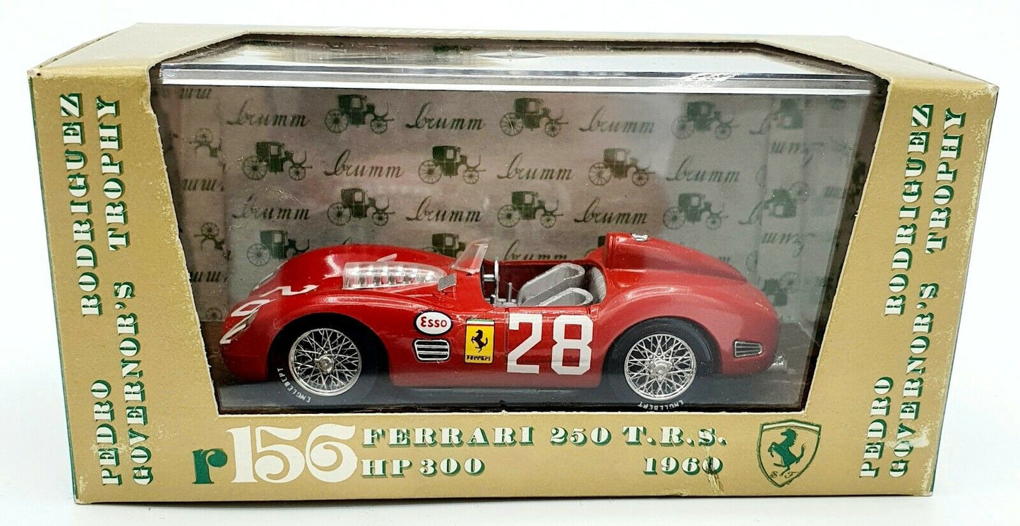 EBOND Modellino Ferrari 250 T.R.S. HP300 1960 Brumm R156 S030.