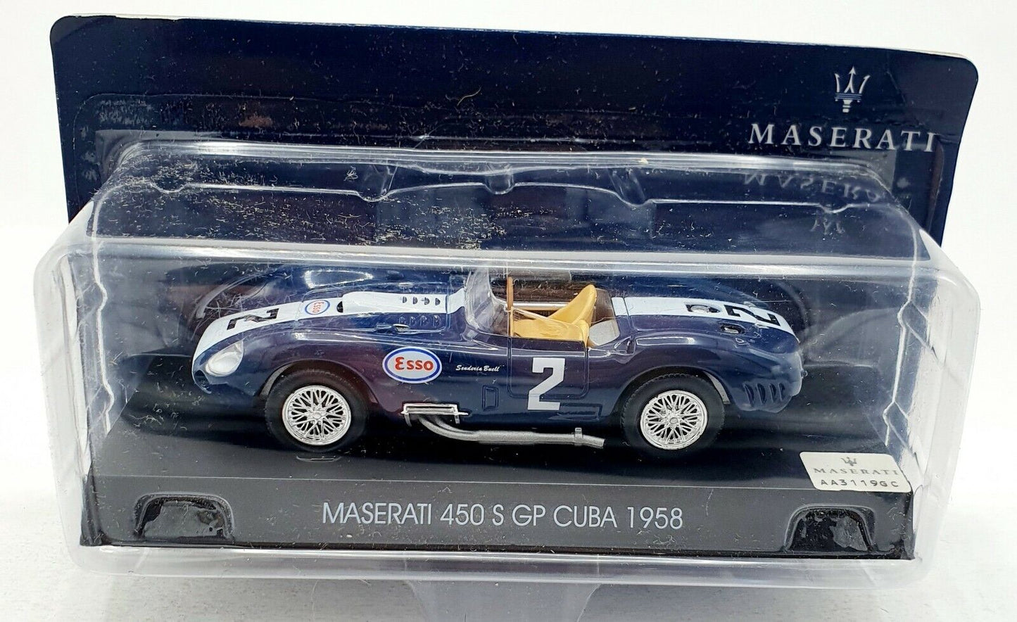 EBOND Modellino Maserati 450 S GP Cuba 1958 - Die Cast - 1:43 - 0096.