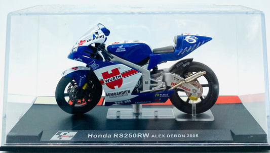 EBOND Modellino Moto Honda RS250RW Alex Debon - 2005 - 1:24 - 0272