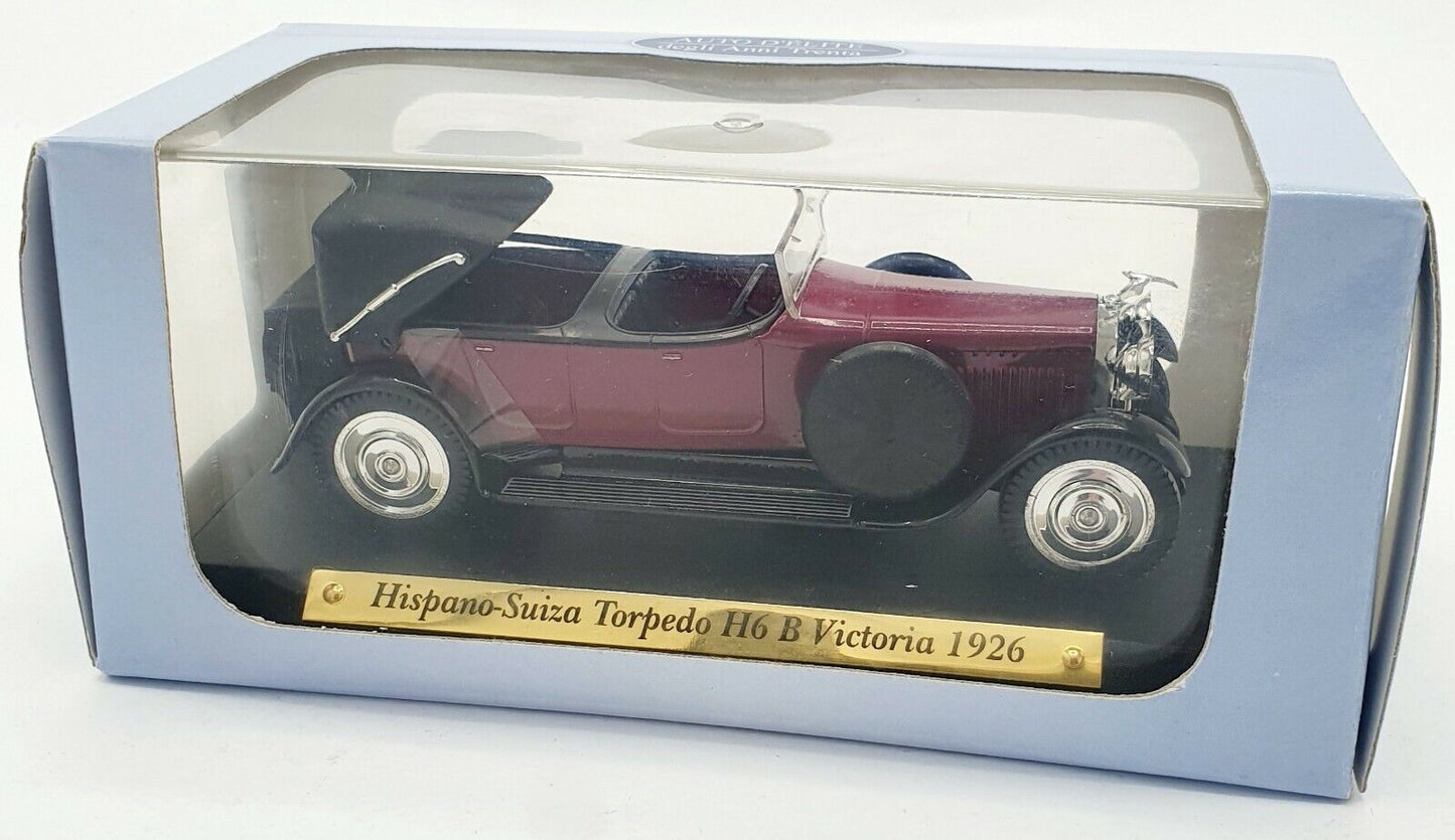 EBOND Modellino Hispano - Suiza Torpedo H6 B Victoria - 1926 - Solido - 1:43 S033