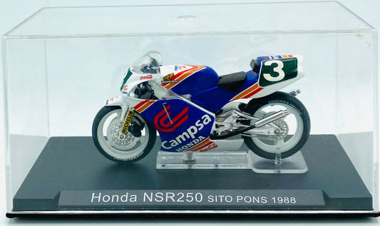 EBOND Modellino Honda NSR250 Sito Pons - 1988 - Die Cast - 1:24 - 0241