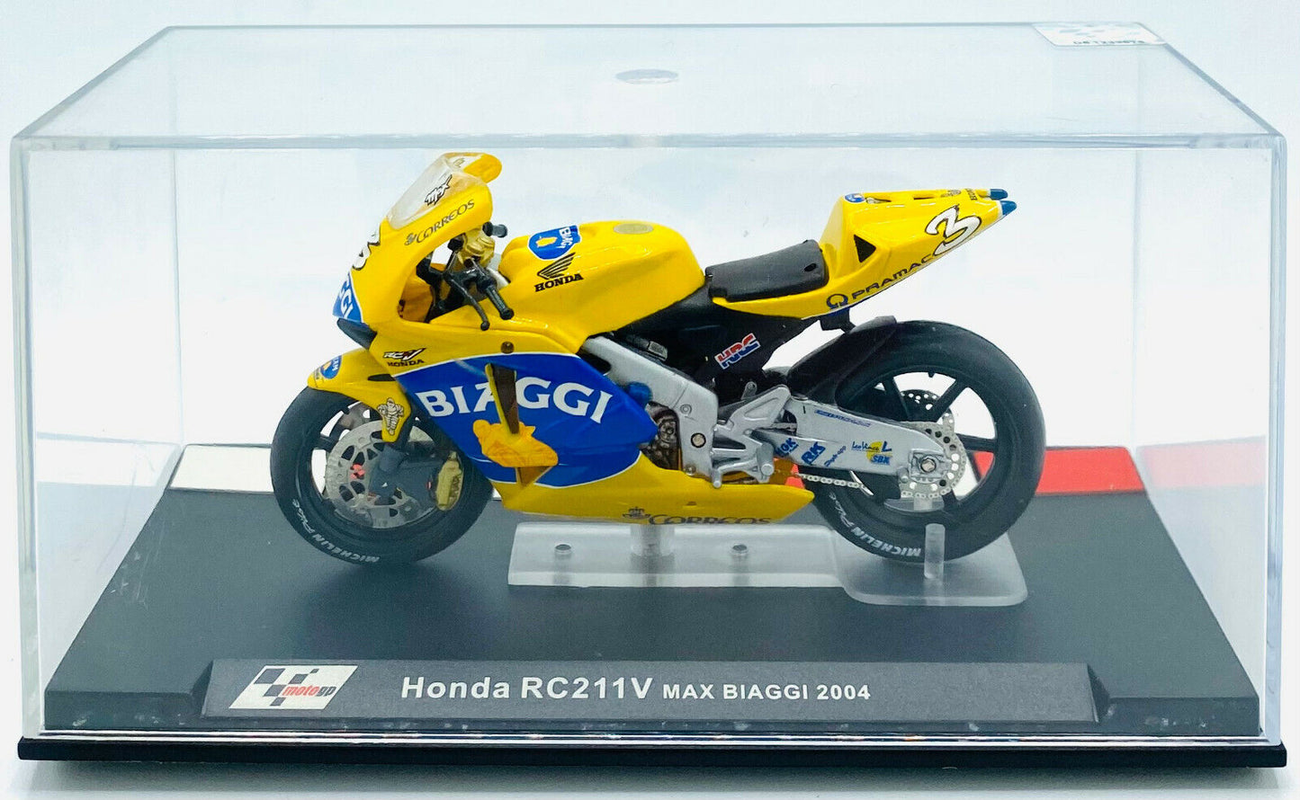 EBOND Modellino Honda RC211V - Max Biaggi - 2004 - Die Cast - 1:24 - 0210