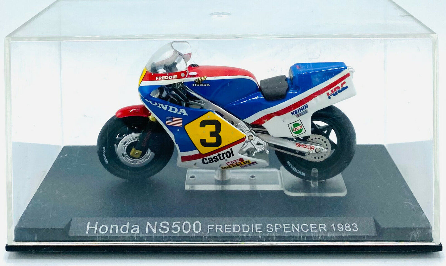 EBOND Modellino Honda NS500 Freddie Spencer - 1983 - Die Cast - 1:24 - 0173