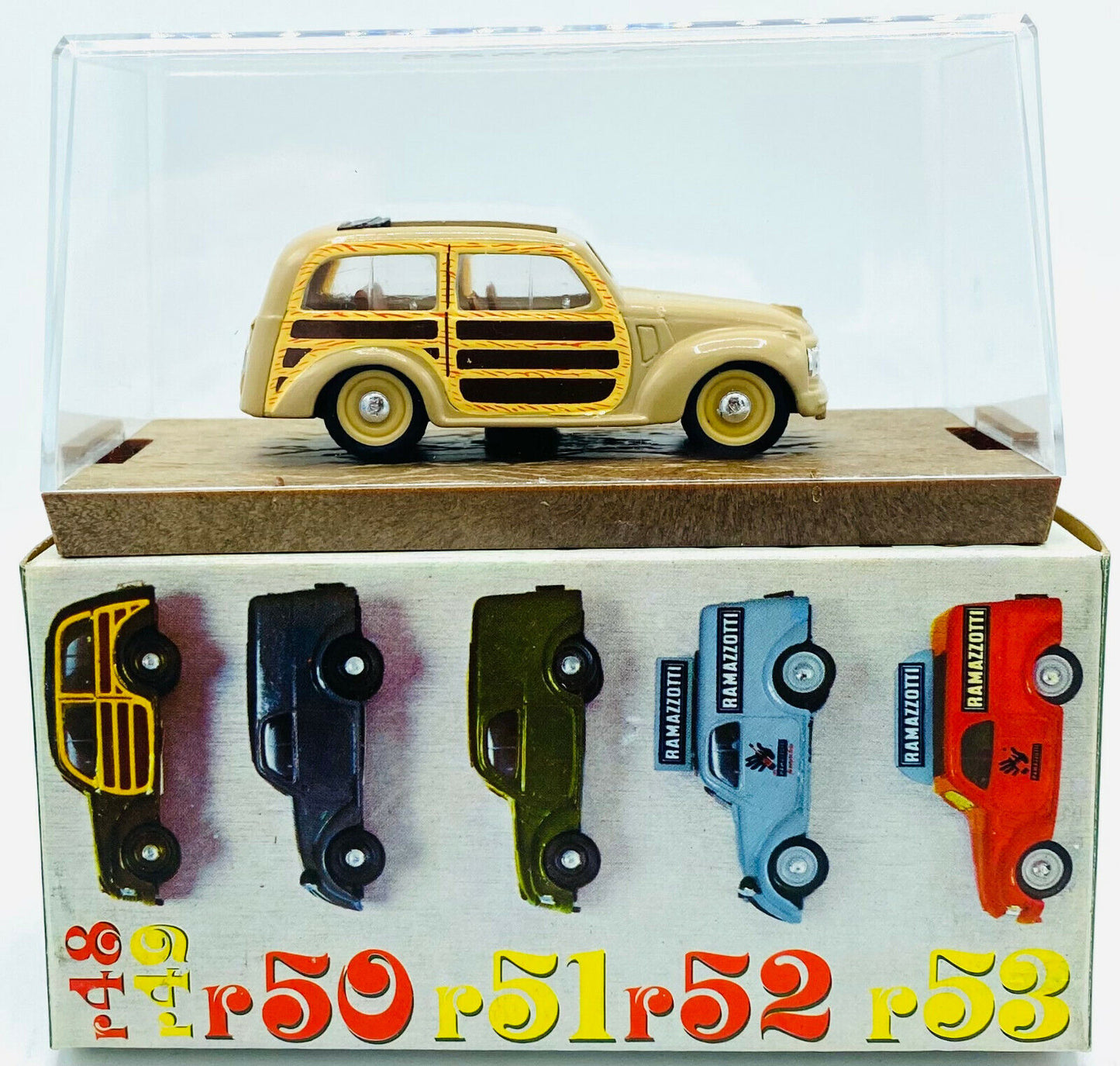 EBOND Modellino Fiat 500 R48 - Serie Commerciale Brumm - 1:43 - 0247