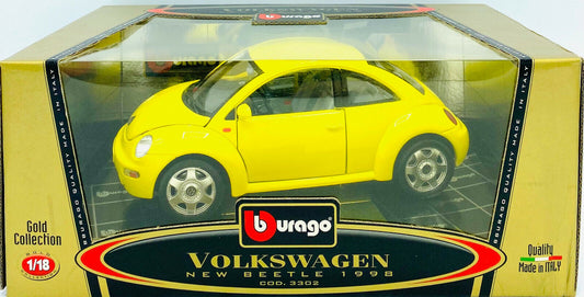 EBOND Modellino Volkswagen New Beetle - 1998 - Cod 3302 - 1:18 - Bburago - 0266