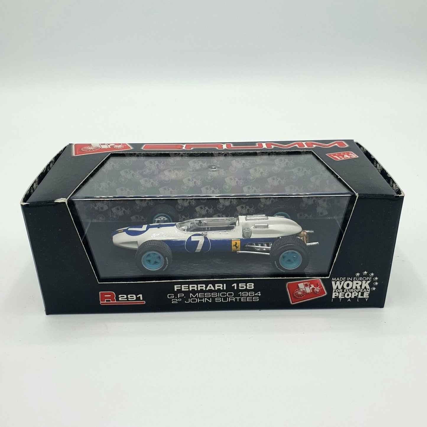 EBOND Modellino Ferrari 158 G.P.Messico 1964 John Surtees Scala 1:43 - S016.