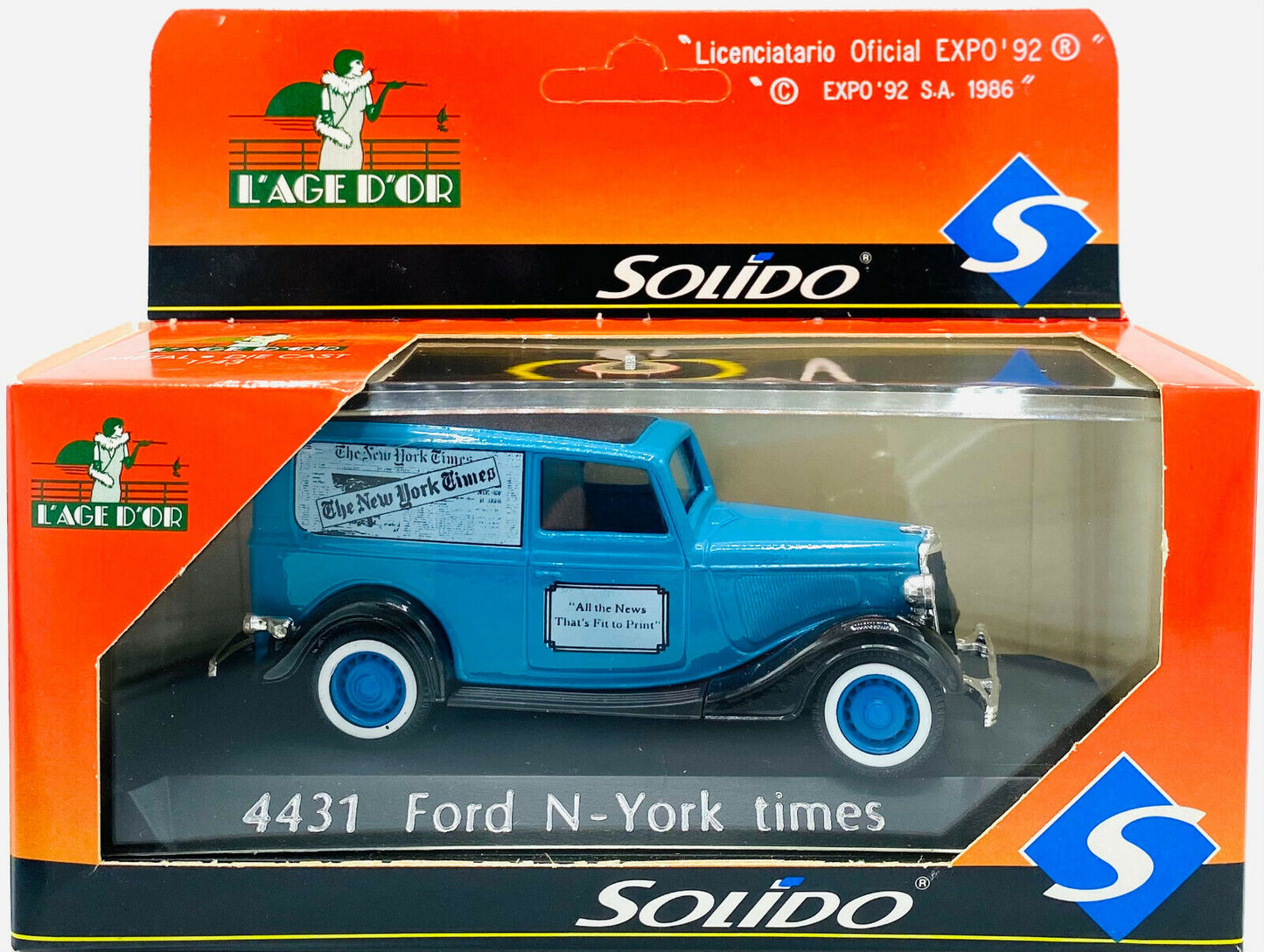 EBOND Modellino L'Age D'Or 4431 Ford N - York Times - Solido - 1:43 - 0245