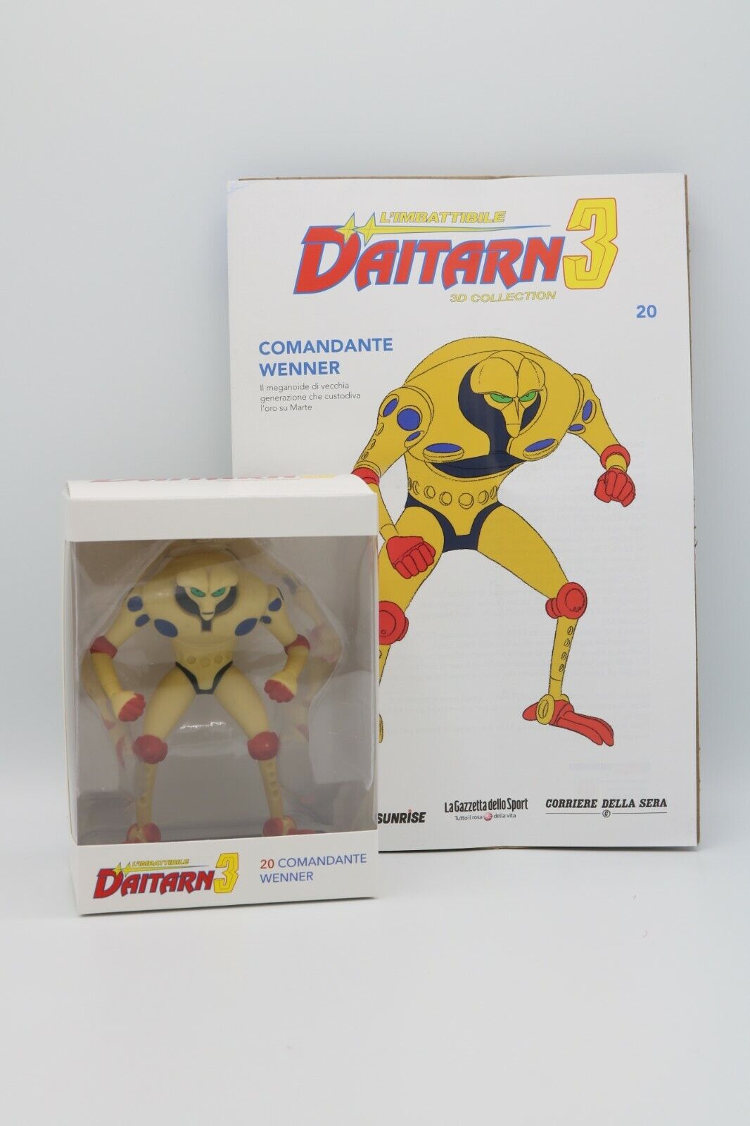 EBOND L'Imbattibile Daitarn 3 3D Collection 20 COMANDANTE WENNER Figure