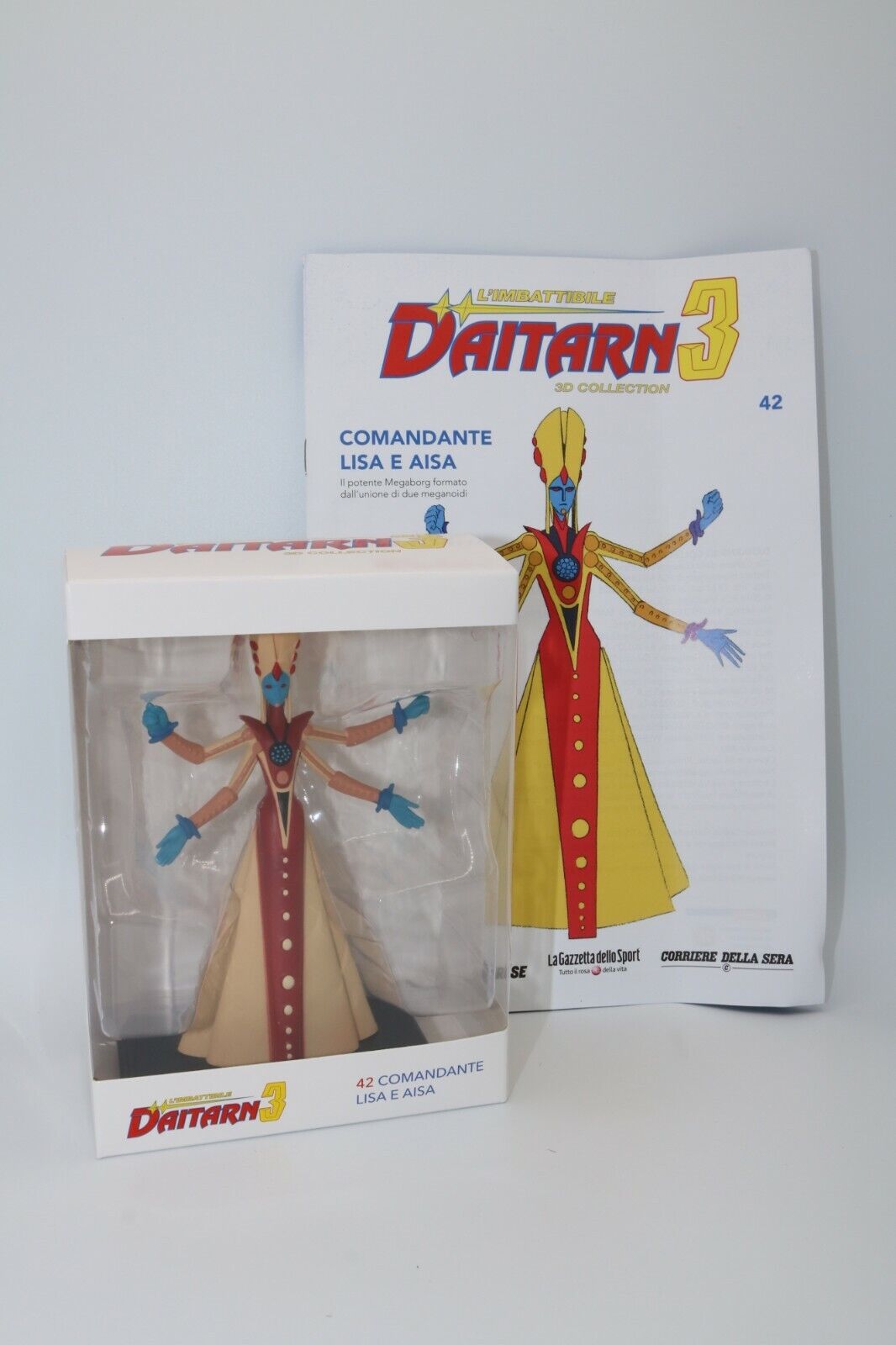 EBOND L'Imbattibile Daitarn 3 3D Collection 42 COMANDANTE LISA E AISA Figure