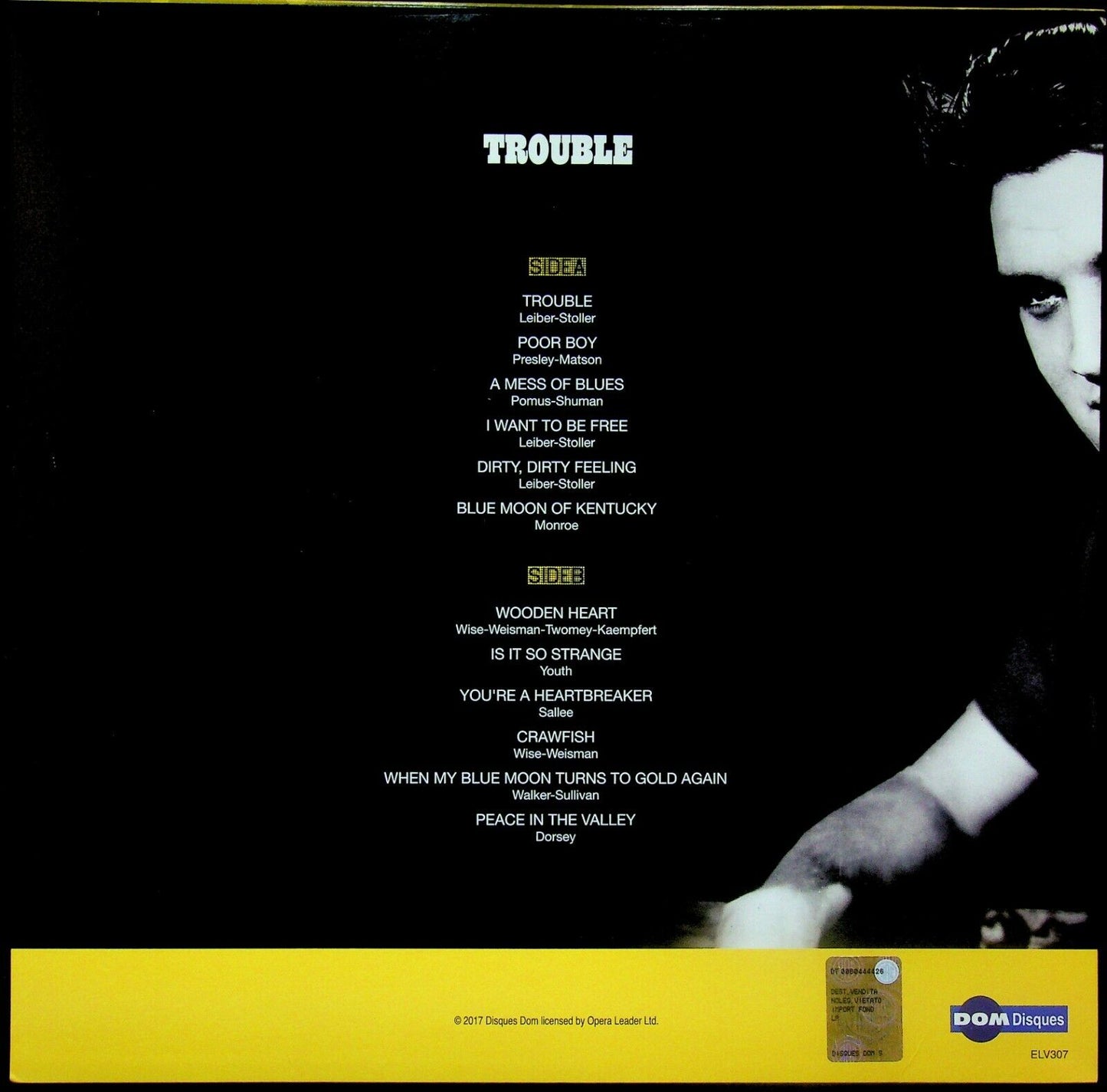 EBOND Elvis Presley - Trouble Vinile VS001005