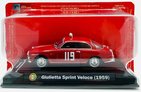 EBOND Alfa Romeo Giulietta Sprin Veloce 1959 XXXI Rallye Aut. MonteC. 1:43 0212