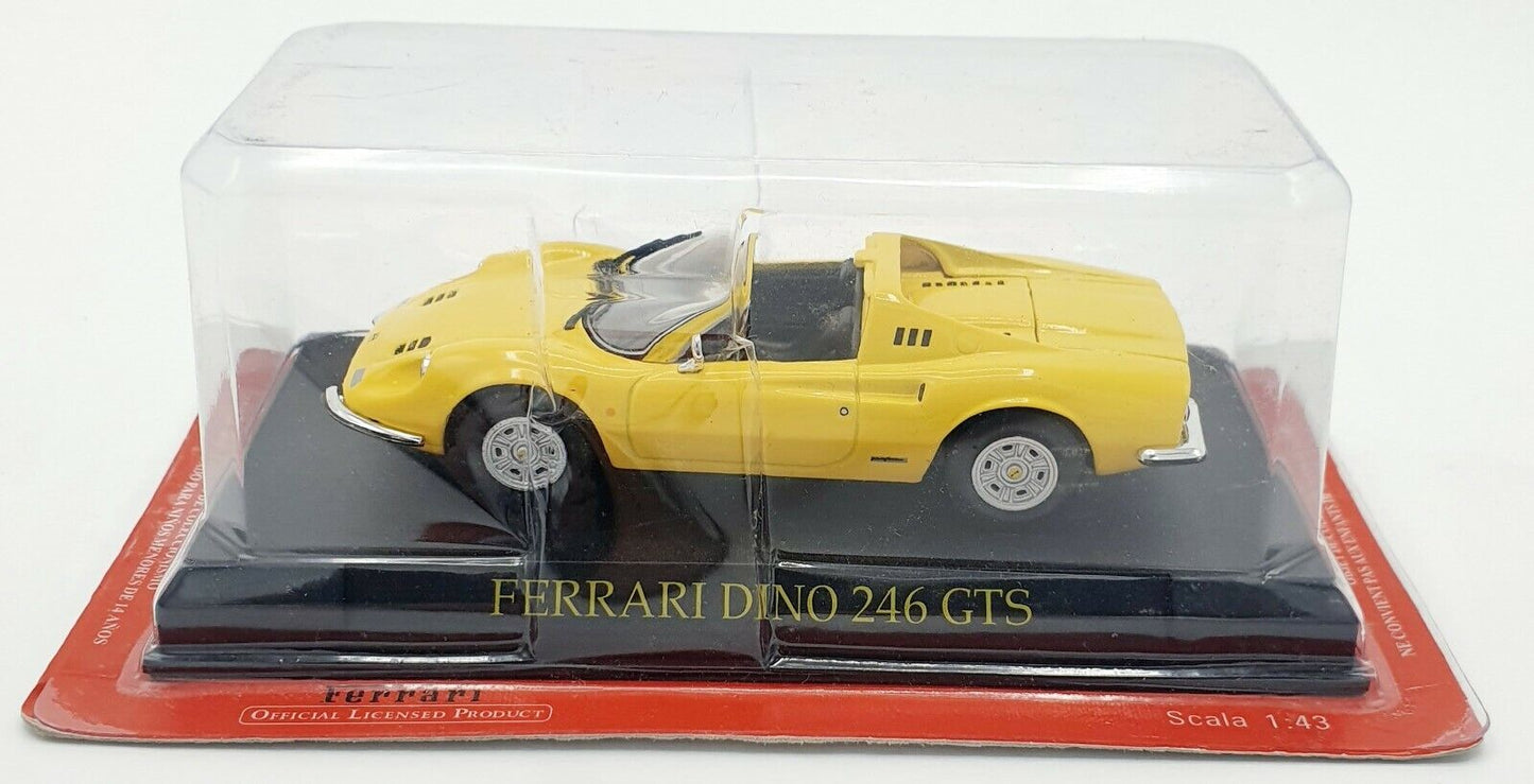 EBOND Modellino Ferrari Dino 246 GTS - Die cast - Scala 1:43 S021.