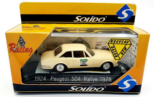 EBOND Modellino 1924 Peugeot 504 Rallye 1978 - Solido - 1:43 - 0114.