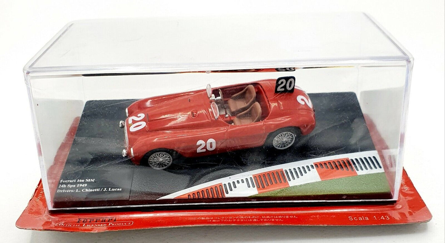 EBOND Ferrari 166 MM 24H Spa 1949 L.Chinetti/J.Lucas - Die cast - 1:43 - 0085.