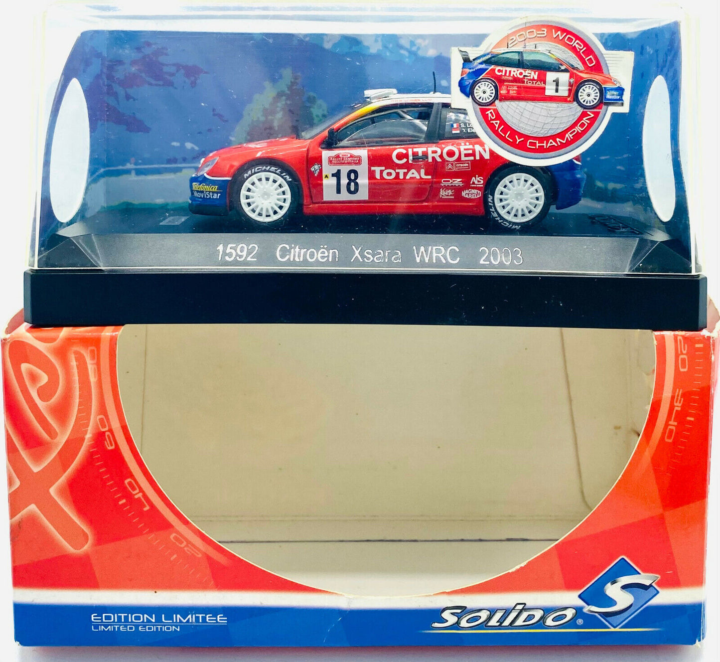 EBOND Modellino Citroen Xara WRC 2003 - Cod.1592 - Solido - 1:43 - 0252